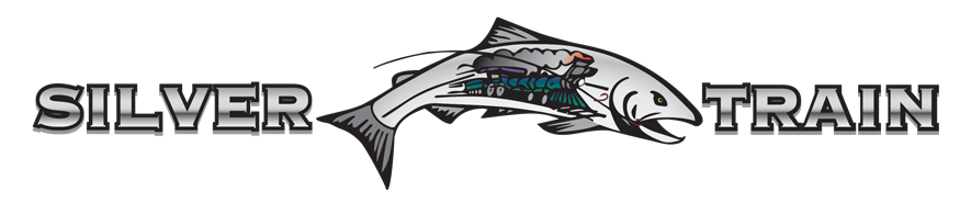 Silver Train Fishing Logo